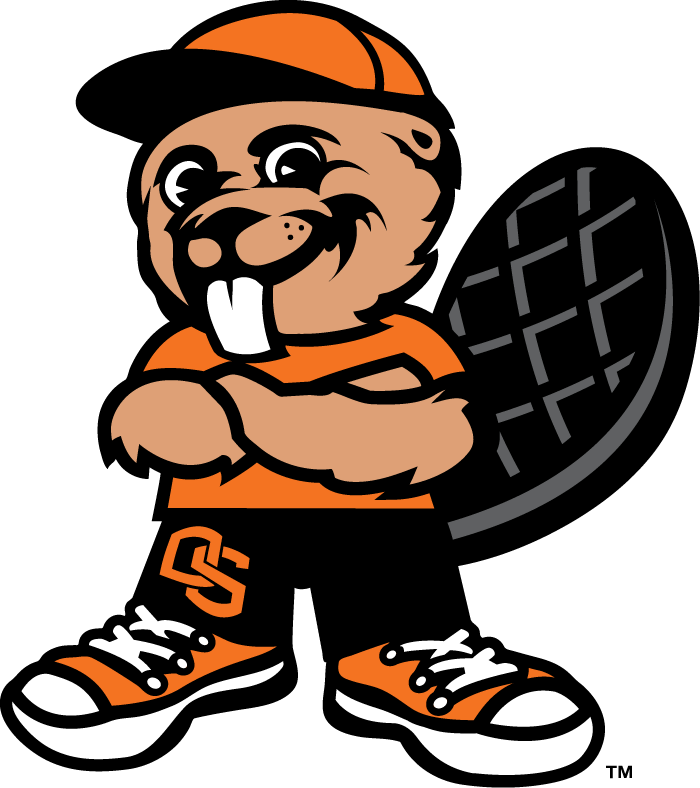 Oregon State Beavers 2007-Pres Mascot Logo iron on transfers for fabric